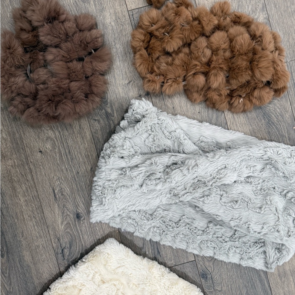 Elegant Faux Fur scarves